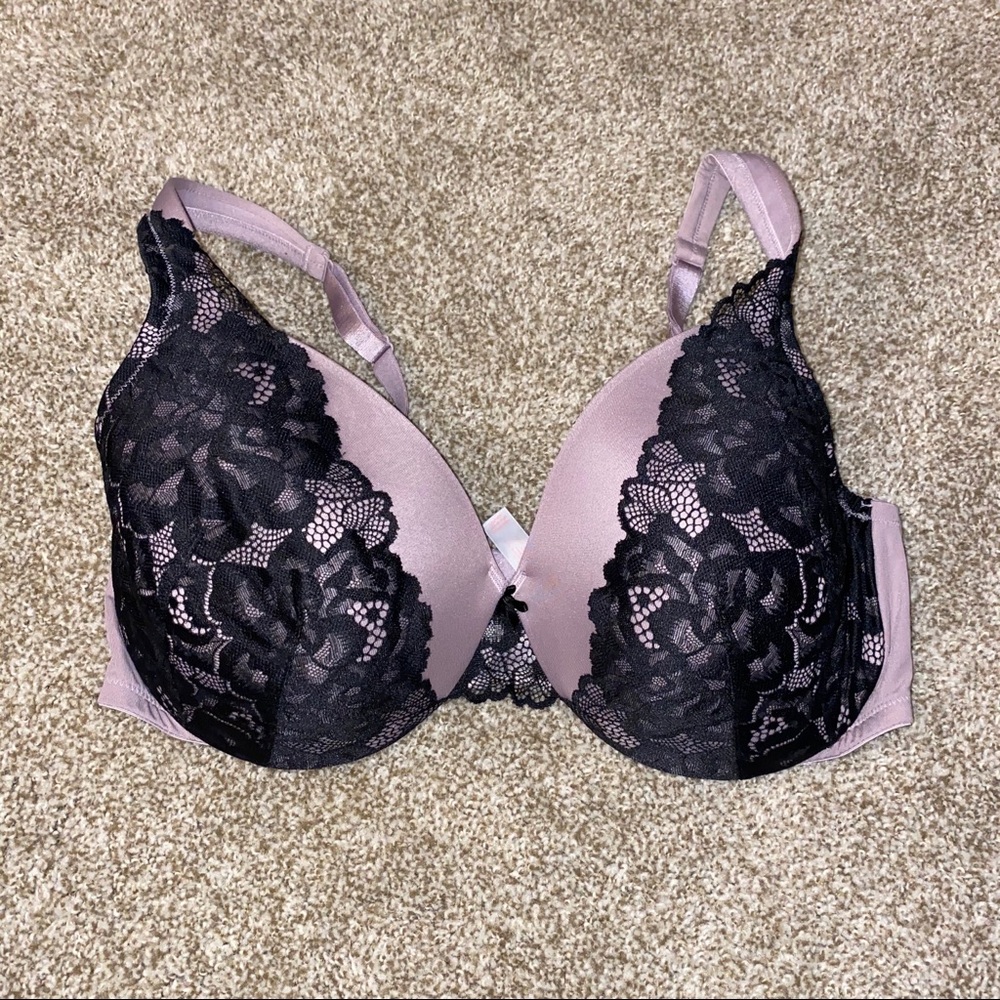 Purple and black lace Cacique bra 40 DD